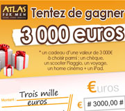 Gagnez un lot d'une valeur de 3000 euros