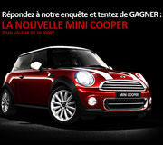 Gagnez une mini Cooper